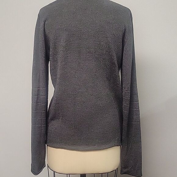 Kenneth Cole zip cardigan, size L - Picture 3 of 5